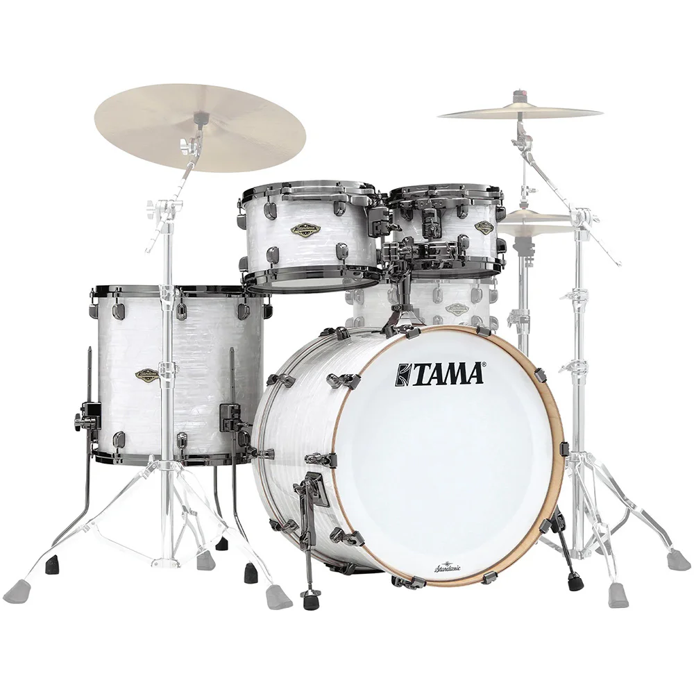TAMA WBR42TBNS-WPL - Starclassic Walnut/Birch White Pearl Limited 4 Parça (22B/10T/12T/16F) Akustik Davul Seti