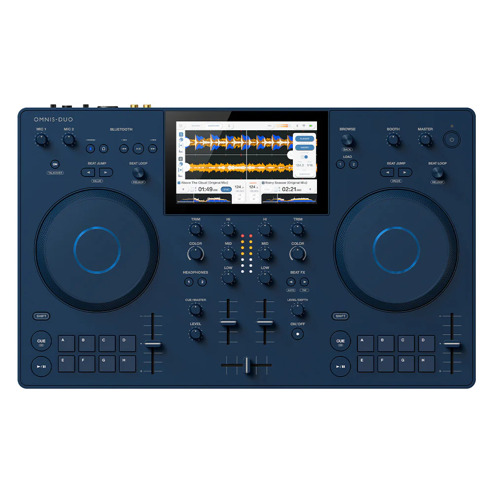 ALPHATHETA OMNIS-DUO Şarjlı All-in-one DJ Kontrol Ünitesi