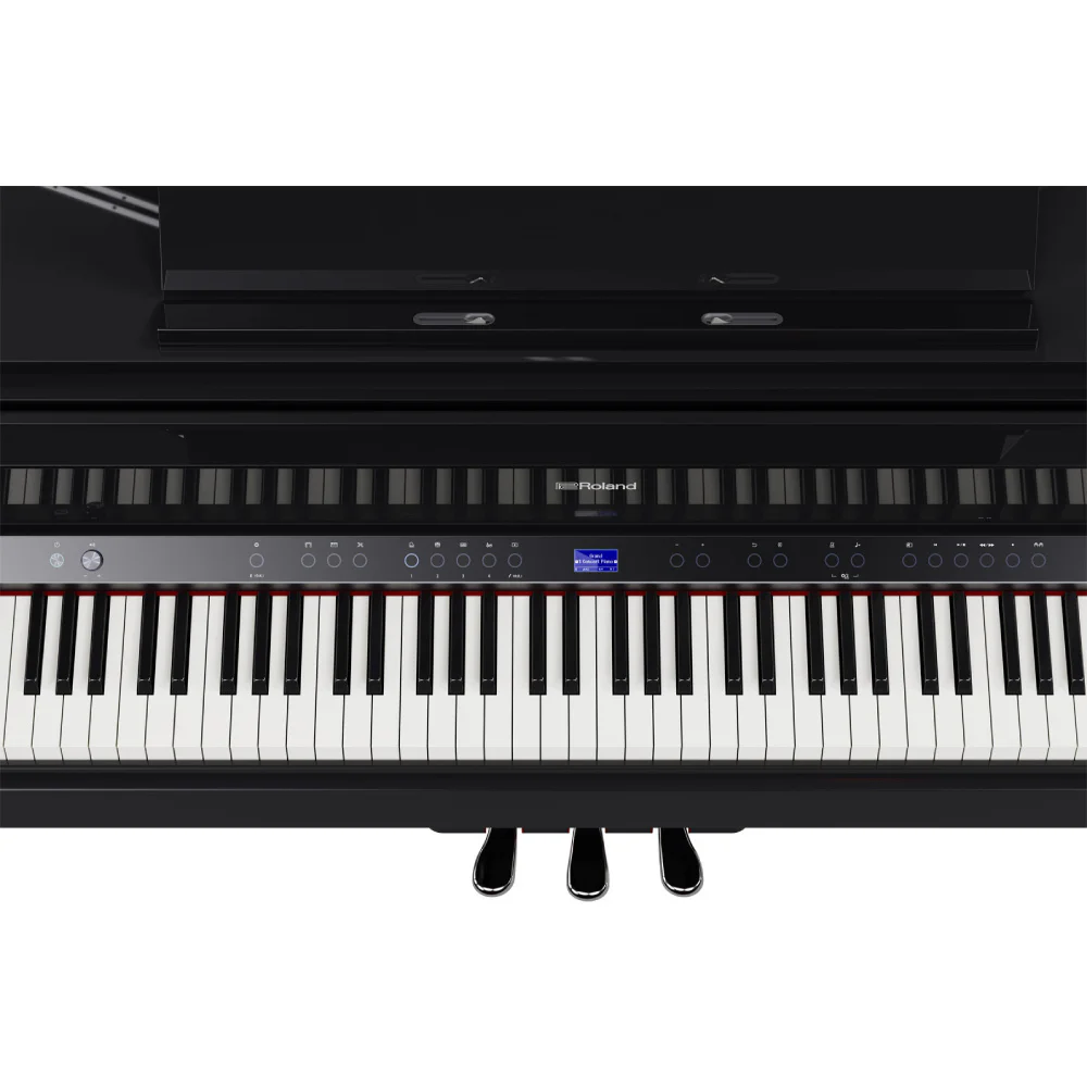ROLAND GP-9-PE Parlak Siyah Kuyruklu Dijital Piyano