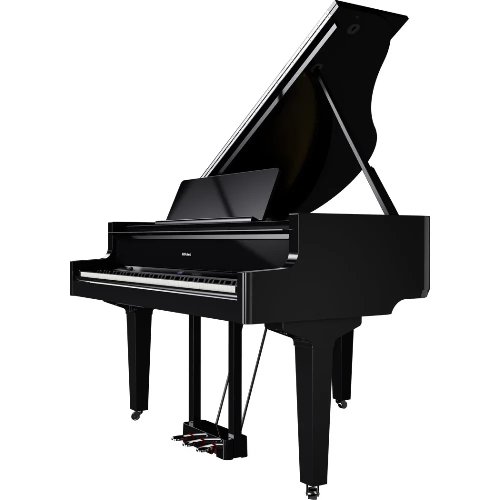 ROLAND GP-9-PE Parlak Siyah Kuyruklu Dijital Piyano