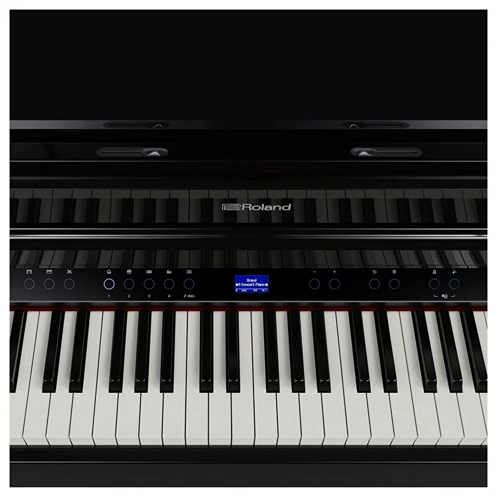 ROLAND GP-6-PE Parlak Siyah Kuyruklu Dijital Piyano