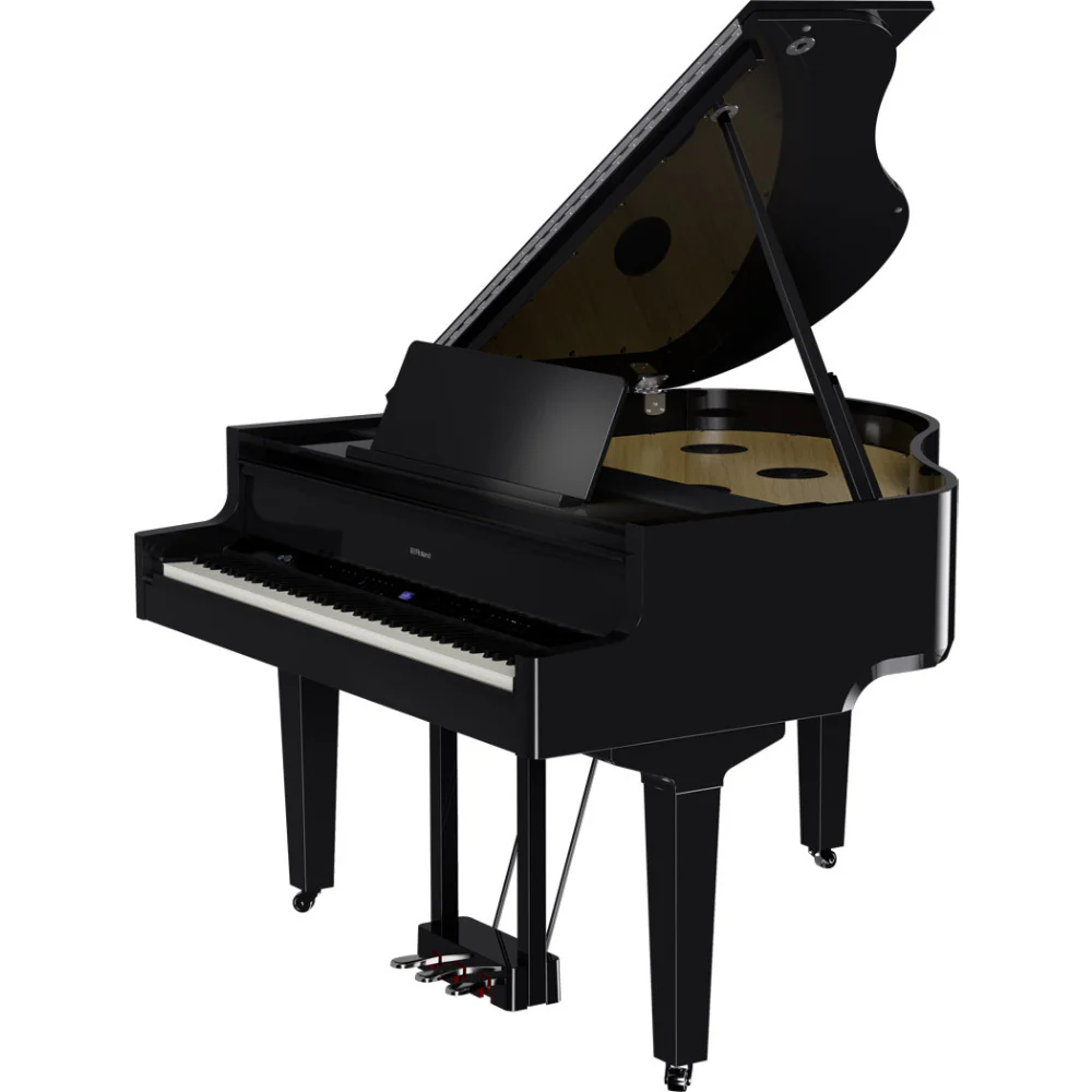 ROLAND GP-9M-PE Parlak Siyah Kuyruklu Dijital Piyano