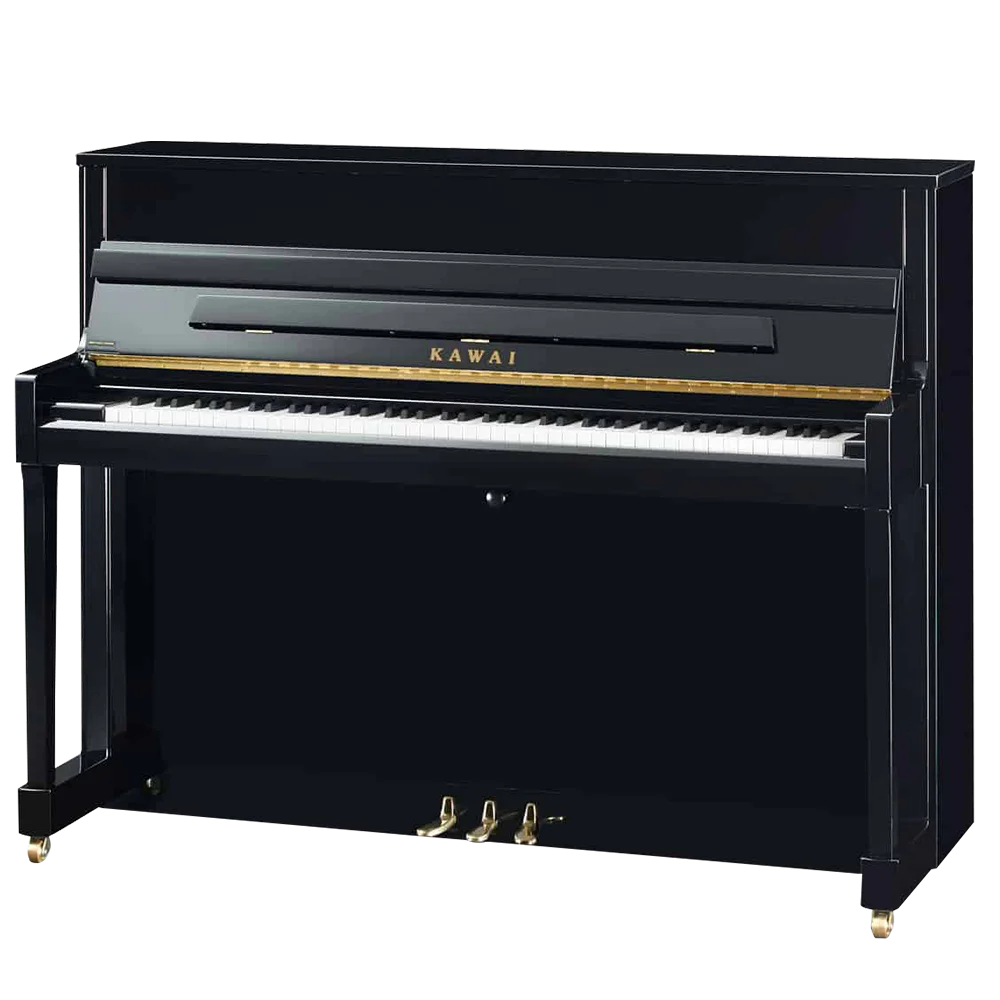 KAWAI K-200 M/PEP Parlak Siyah 114 CM Duvar Piyanosu