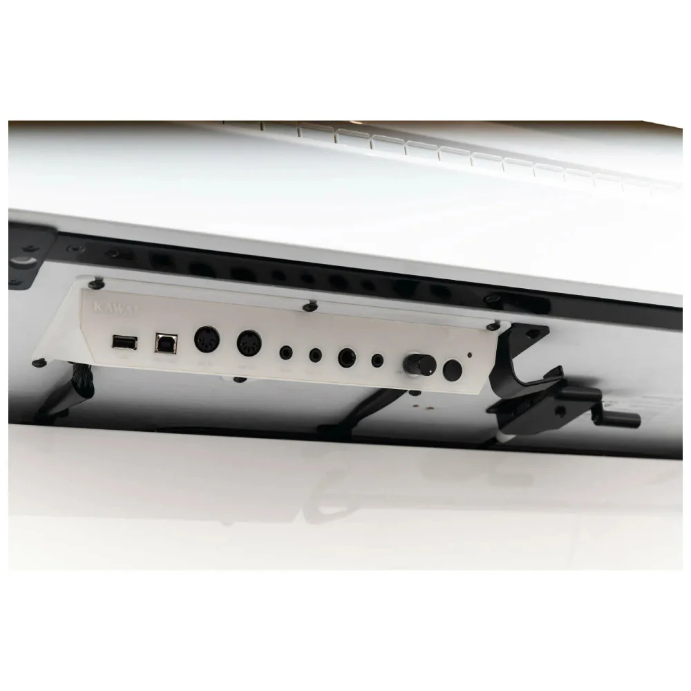 KAWAI K-200 ATX4 WH/P Parlak Beyaz 114 CM Silent Duvar Piyanosu