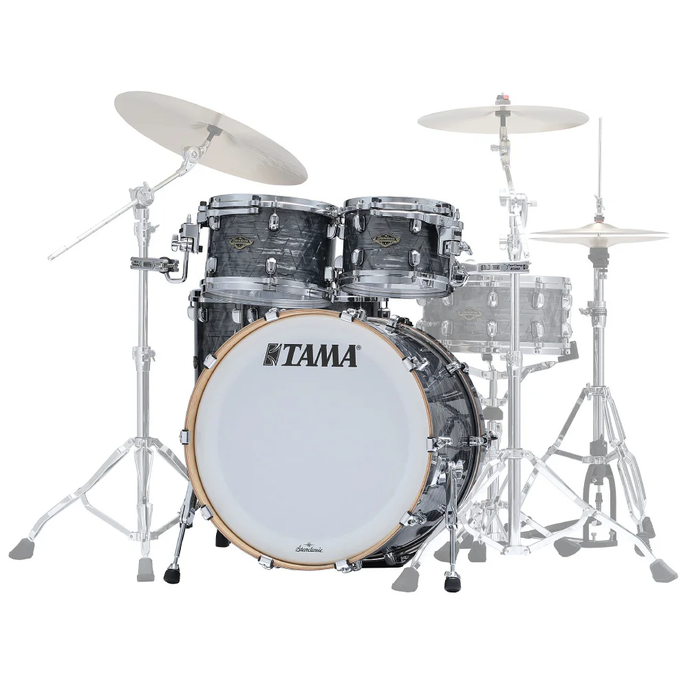 TAMA WBR52RZS-CCO - Starclassic Walnut/Birch Charcoal Onyx 5 Parça (22B/10T/12T/14F/16F) Akustik Davul Seti