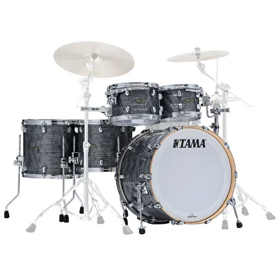 TAMA WBR52RZS-CCO - Starclassic Walnut/Birch Charcoal Onyx 5 Parça (22B/10T/12T/14F/16F) Akustik Davul Seti