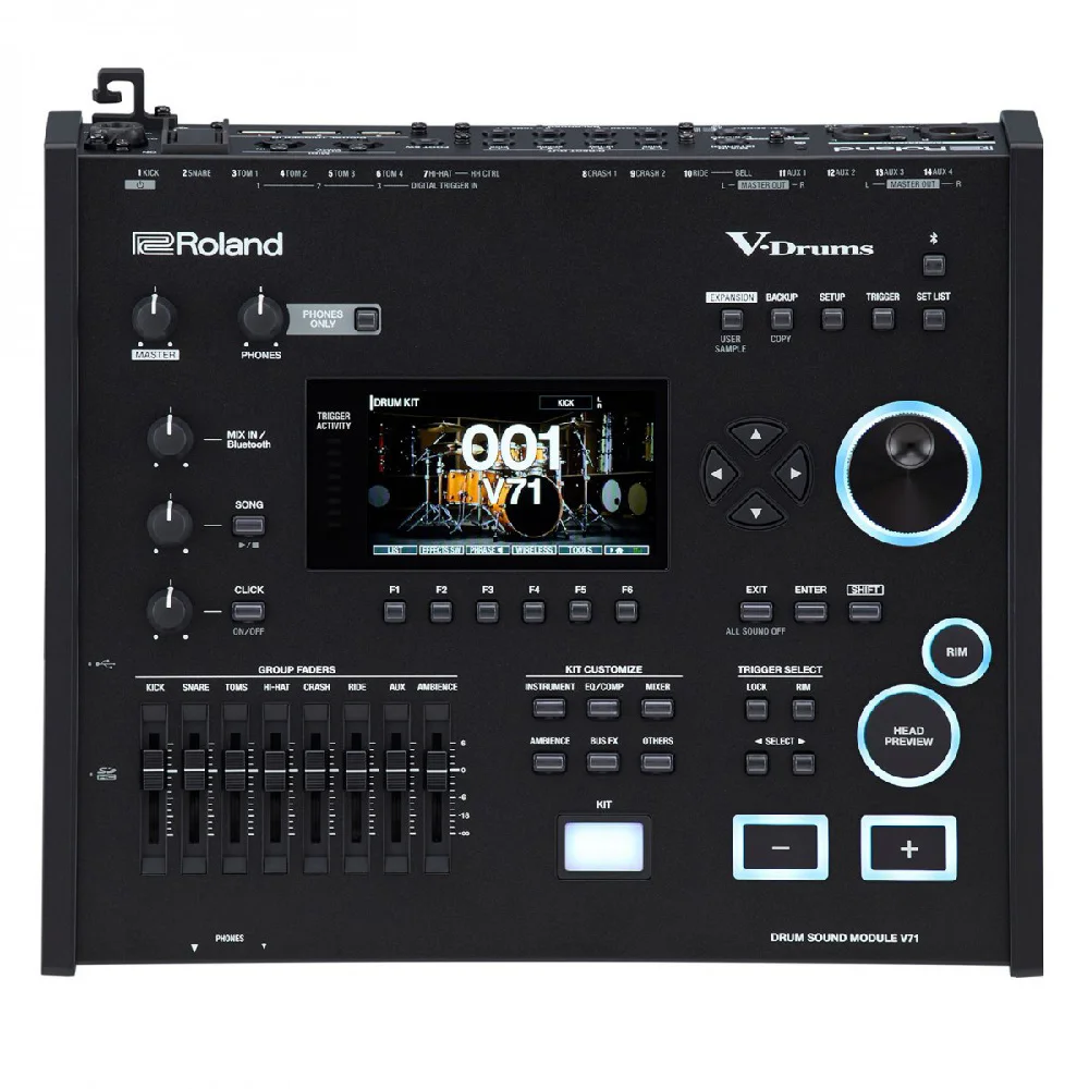 ROLAND VAD716 V-Drums Acoustic Design Pearl White Elektronik Davul Seti