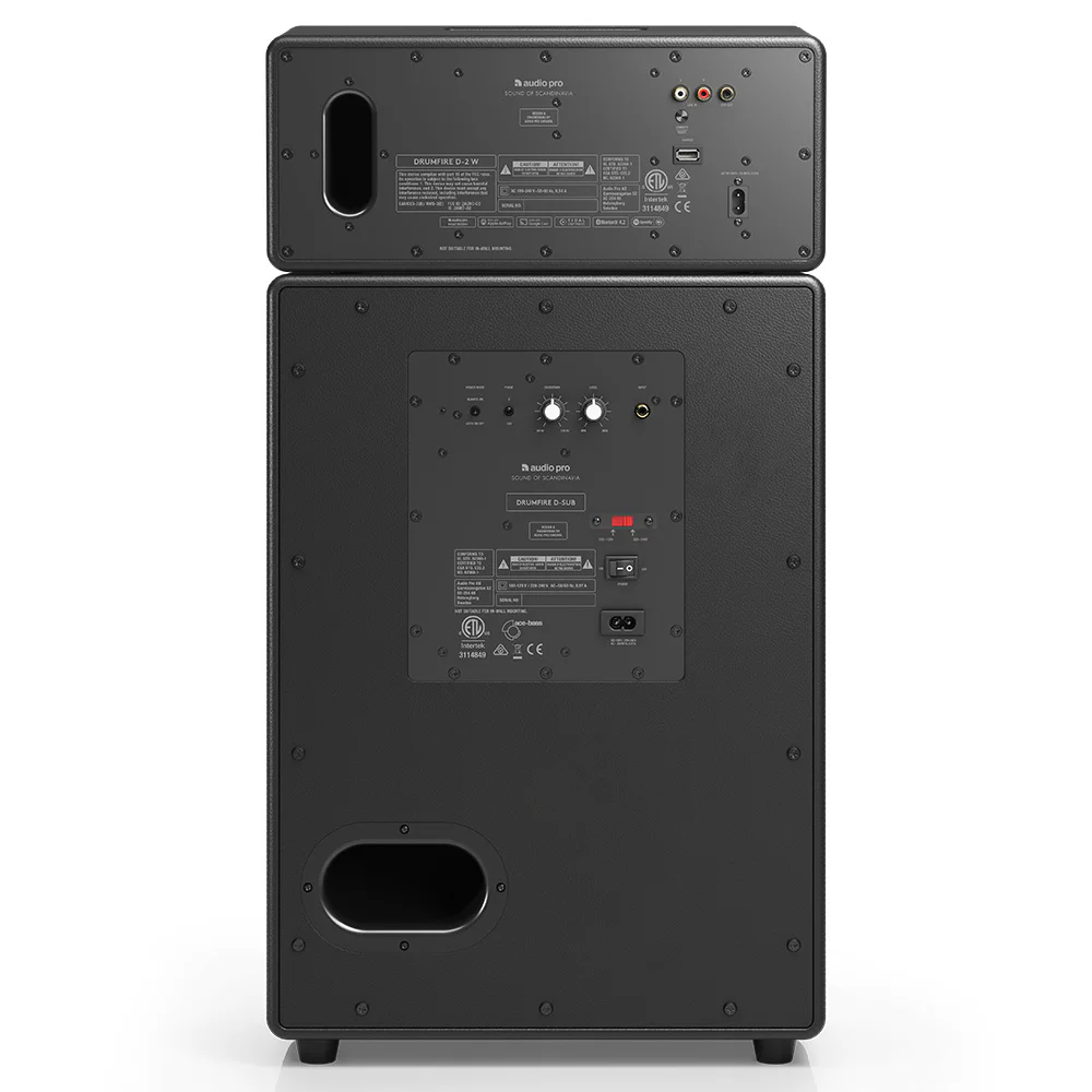 Audio Pro Drumfire W Black Multiroom Akıllı Ev Hoparlörü