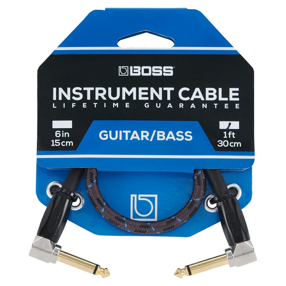 BOSS BIC-1AA L/L Uçlu 30cm Enstrüman Kablosu