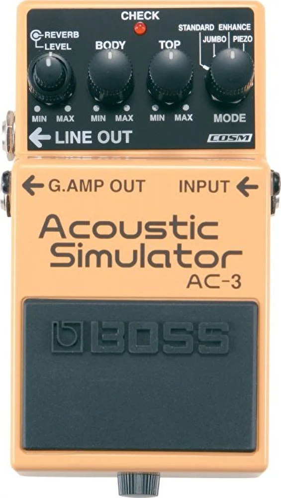 Boss AC-3 Acoustic Simulator Kompakt Efekt Pedalı