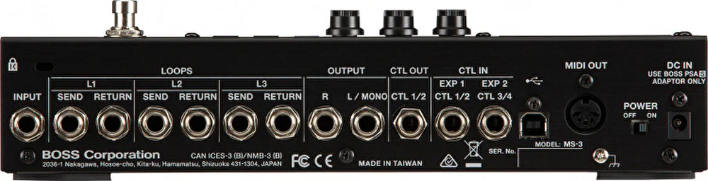 BOSS MS-3 Çoklu Efekt Değiştirici