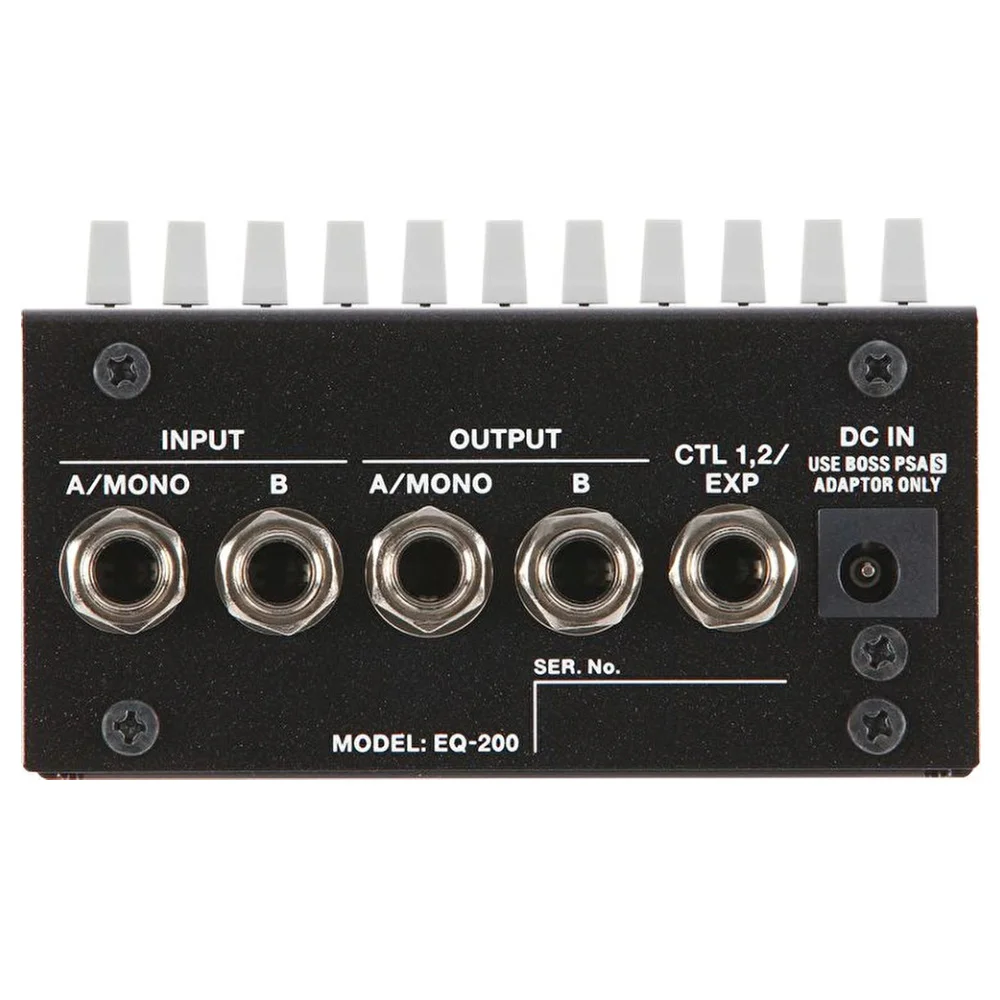 BOSS EQ-200 Programmable Stereo Graphic Equalizer Pedalı