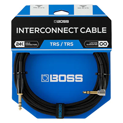 BOSS BCC-3-TRA Premium TRS/TRS 1 Metre Enstrüman Kablosu