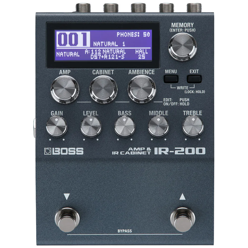 BOSS IR-200 Amfi & Kabin Simülatör Pedalı