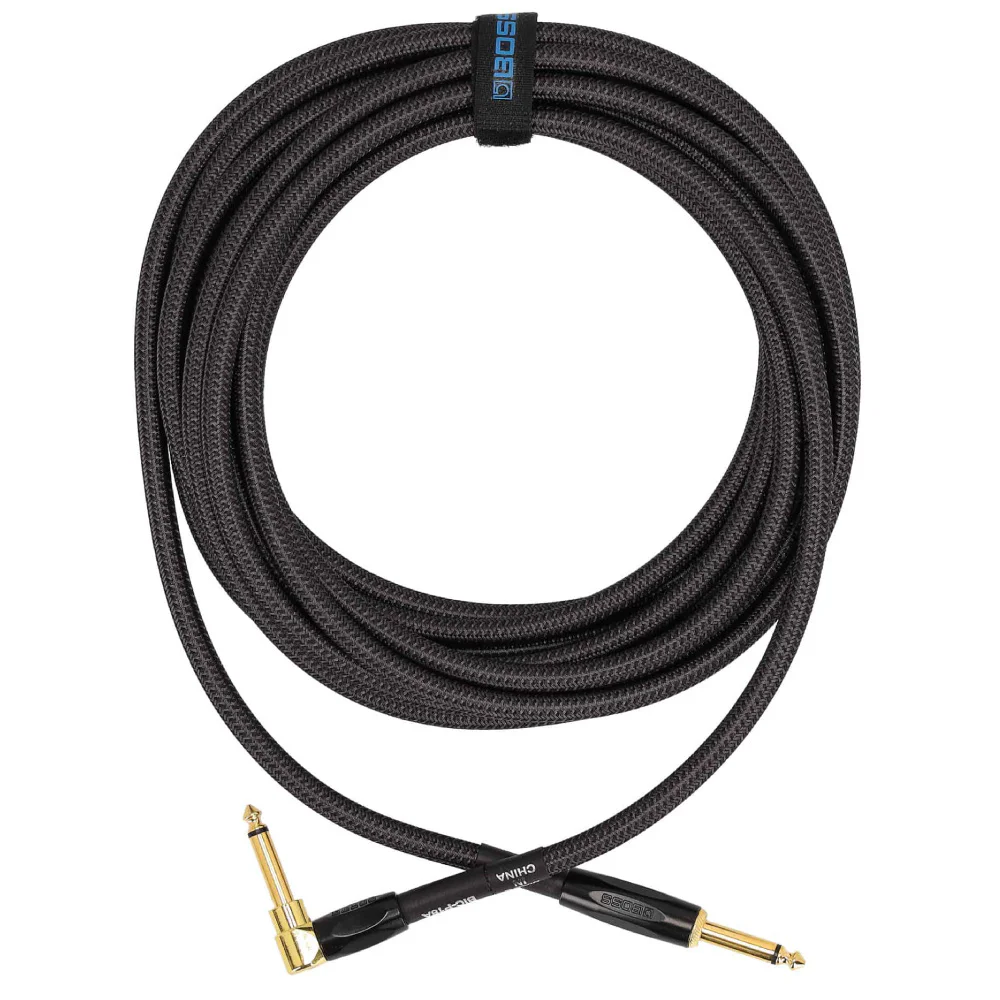 BOSS BIC-P18A Premium Düz/L uç 5.5 Metre Gri Enstrüman Kablosu