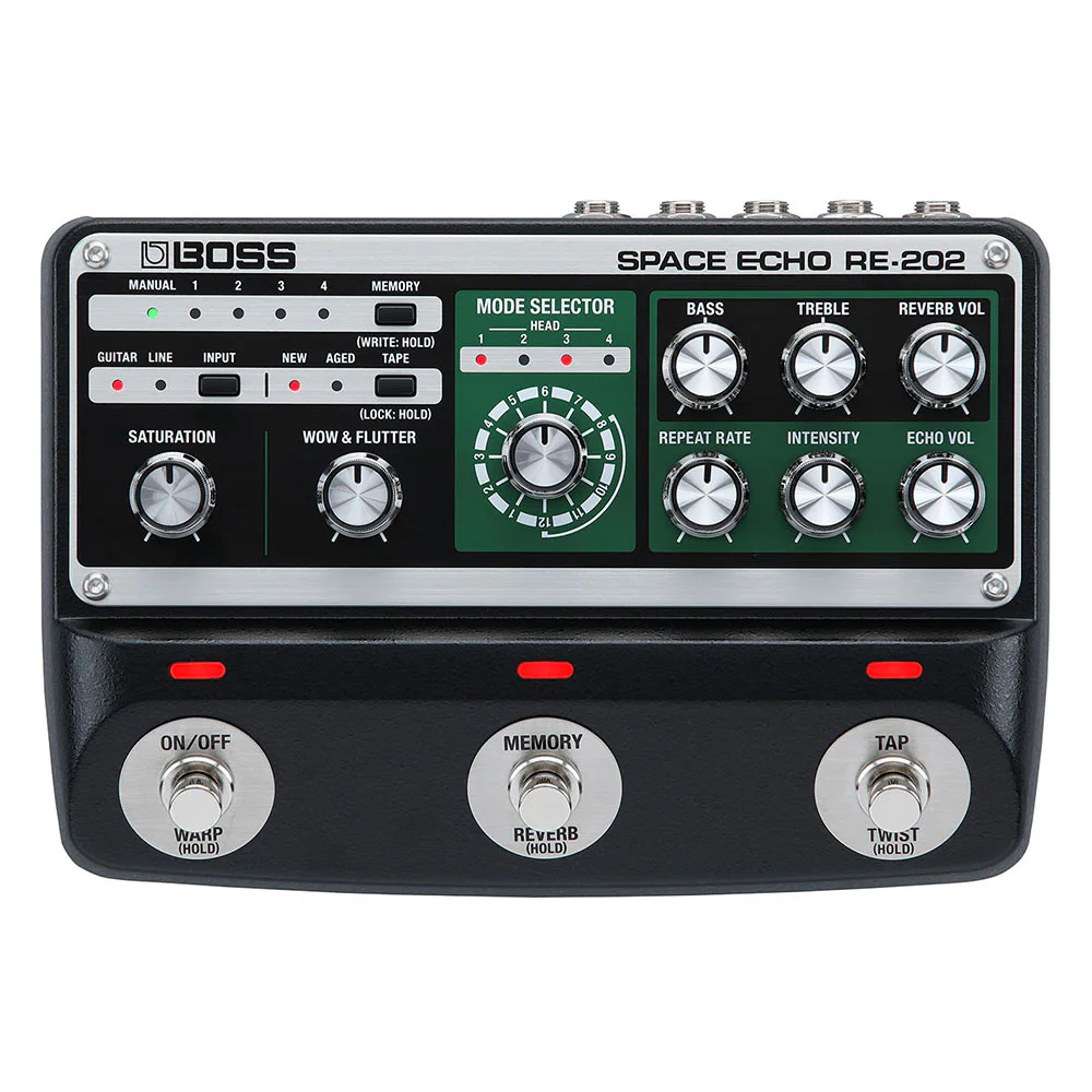 BOSS RE-202 Space Echo Delay/Reverb Pedalı