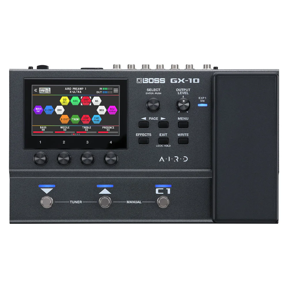 BOSS GX-10 Kompakt Gitar / Bas Efekt Prosesörü