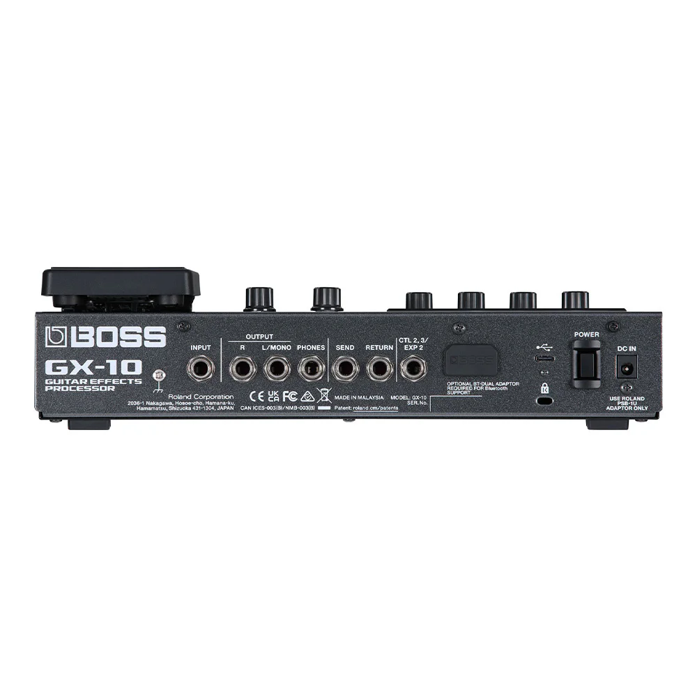 BOSS GX-10 Kompakt Gitar / Bas Efekt Prosesörü
