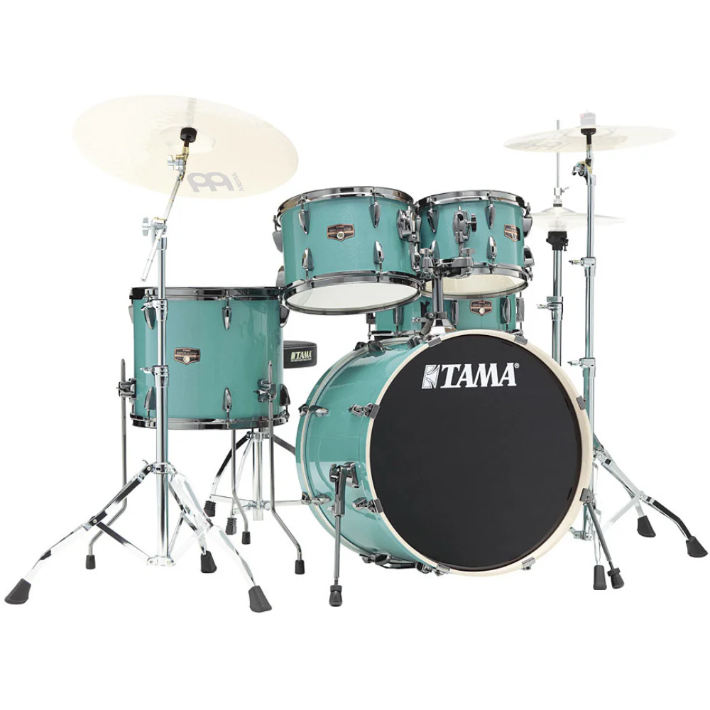 TAMA IP50H6WBN-SLM - Imperialstar Sky Blue Mist 5 Parça (20B/10T/12T/14F/14S) Aksamlı Akustik Davul Seti