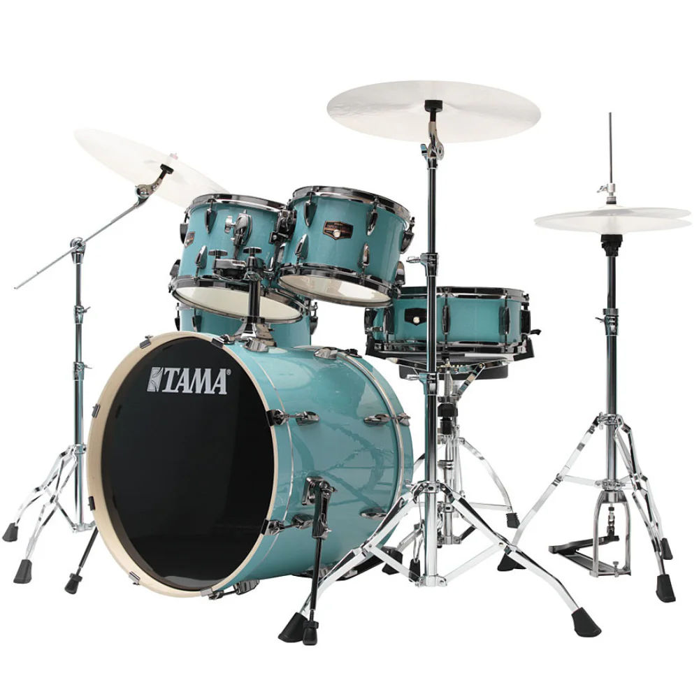 TAMA IP50H6WBN-SLM - Imperialstar Sky Blue Mist 5 Parça (20B/10T/12T/14F/14S) Aksamlı Akustik Davul Seti