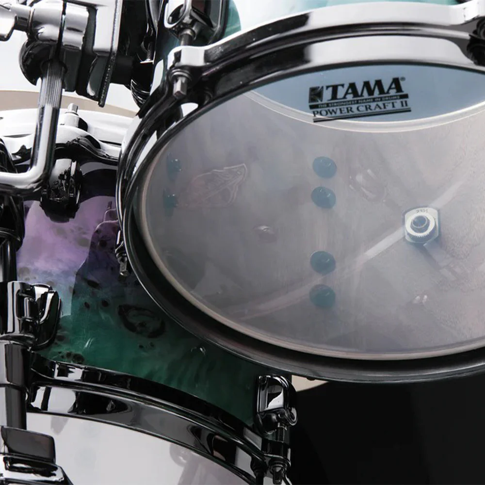 Tama WBS62RBMS-NMF Limited Starclassic Walnut/Birch Nebula Mappa Burl Fade 6 Parça (22B/10T/12T/14T/16F/14S) Akustik Davul Seti