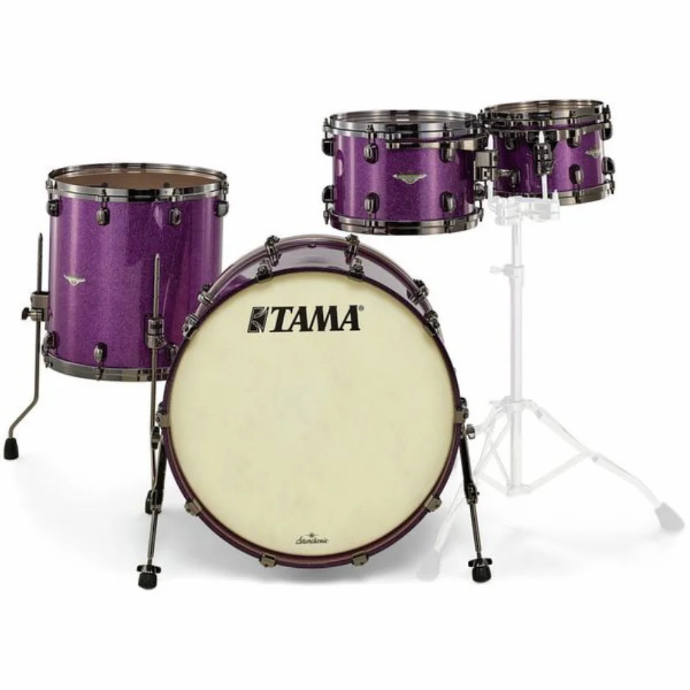 TAMA MA42TZUS-DPP Starclassic Maple Deeper Purple 4 Parça (22B/10T/12T/16F) Akustik Davul Seti