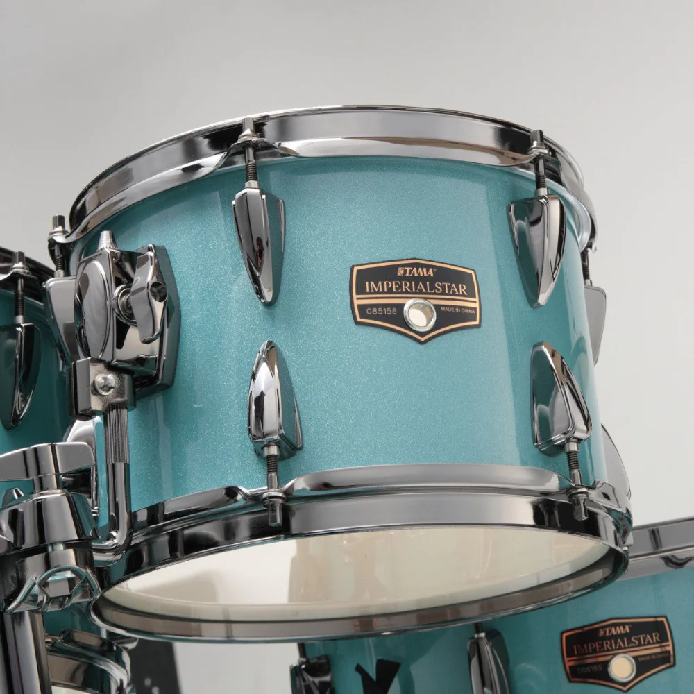 TAMA IP52H6WBN-SLM - Imperialstar Sky Blue Mist 5 Parça (22B/10T/12T/16F/14S) Aksamlı Akustik Davul Seti