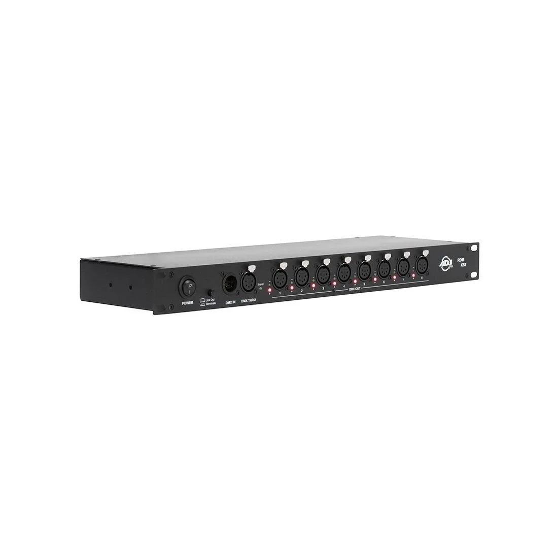 ADJ Lighting RDM XS8 19" 8-way DMX and RDM data splitter