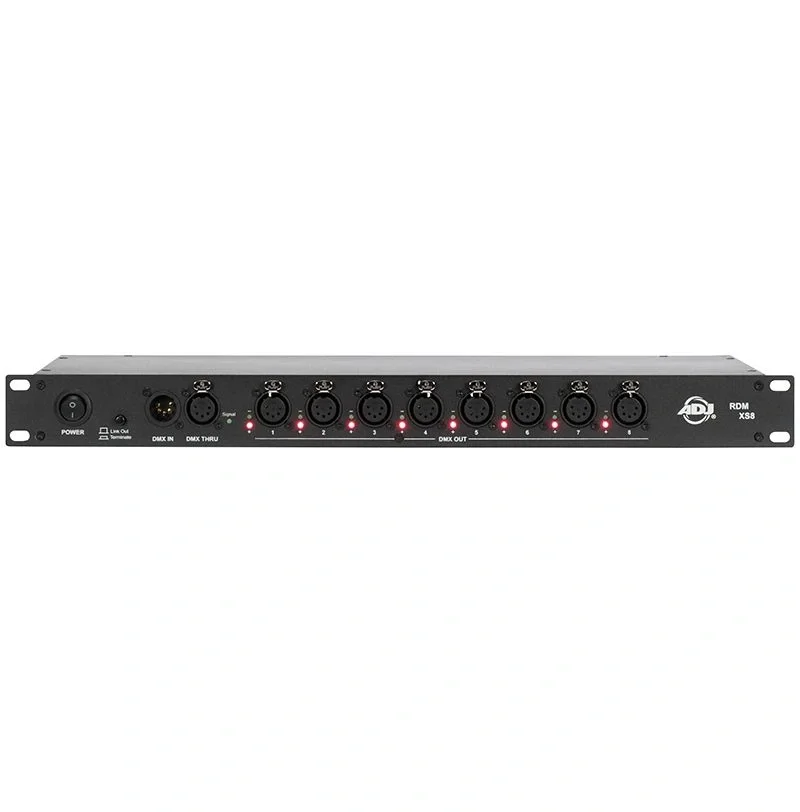 ADJ Lighting RDM XS8 19" 8-way DMX and RDM data splitter