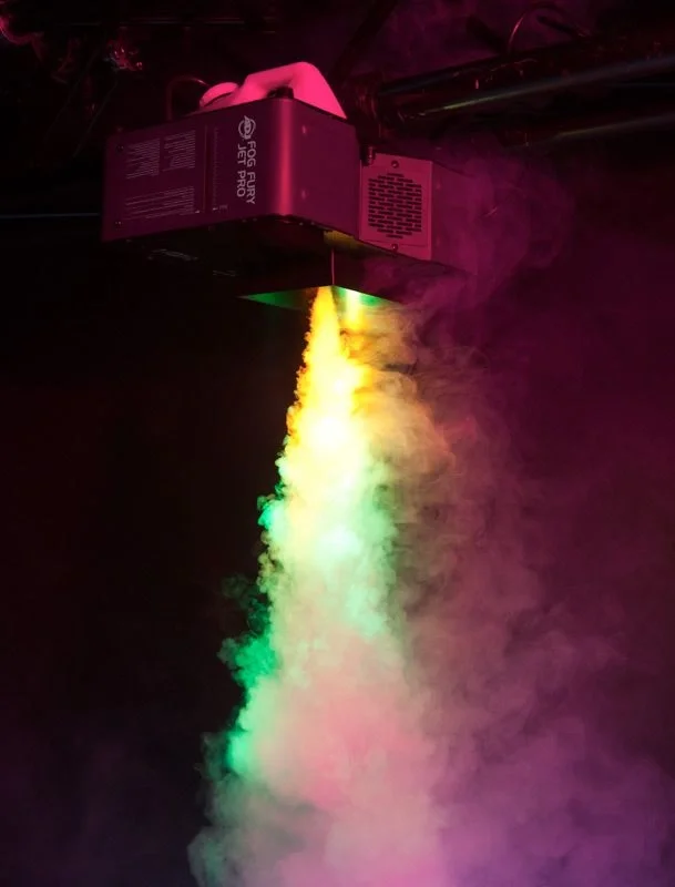 ADJ FOG FURRY JET PRO Ledli Sis Makinesi 1500W, 28x3W RGB led,  DMX+REMOTE