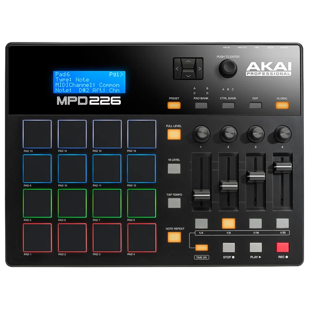 AKAI MPD226 USB Pad Kontrol Cihazı