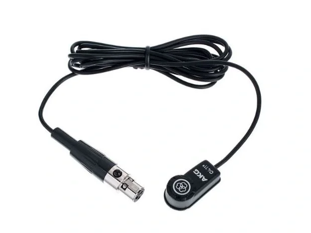 AKG C411-L Kablosuz sistemler için Yapıştırma Piezo Mikrofon, mini XLR