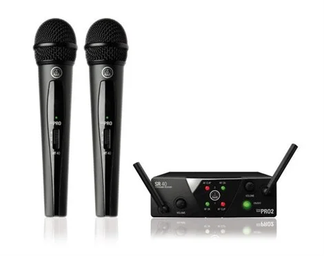 AKG WMS40MINI2 Vocal Set Çift EL Kablosuz Mikrofon Seti
