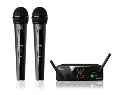AKG WMS40MINI2 Vocal Set Çift EL Kablosuz Mikrofon Seti