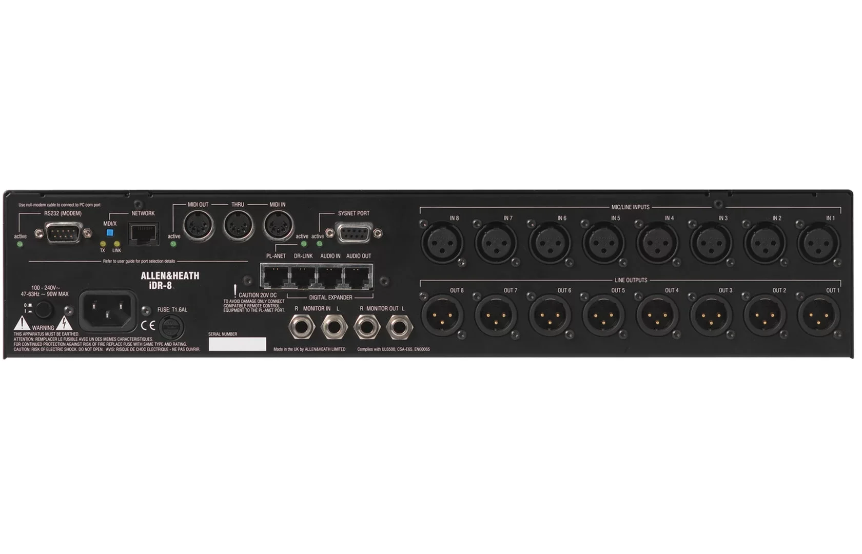 Allen &amp; Heath IDR8 16x16 Matrix Mixer