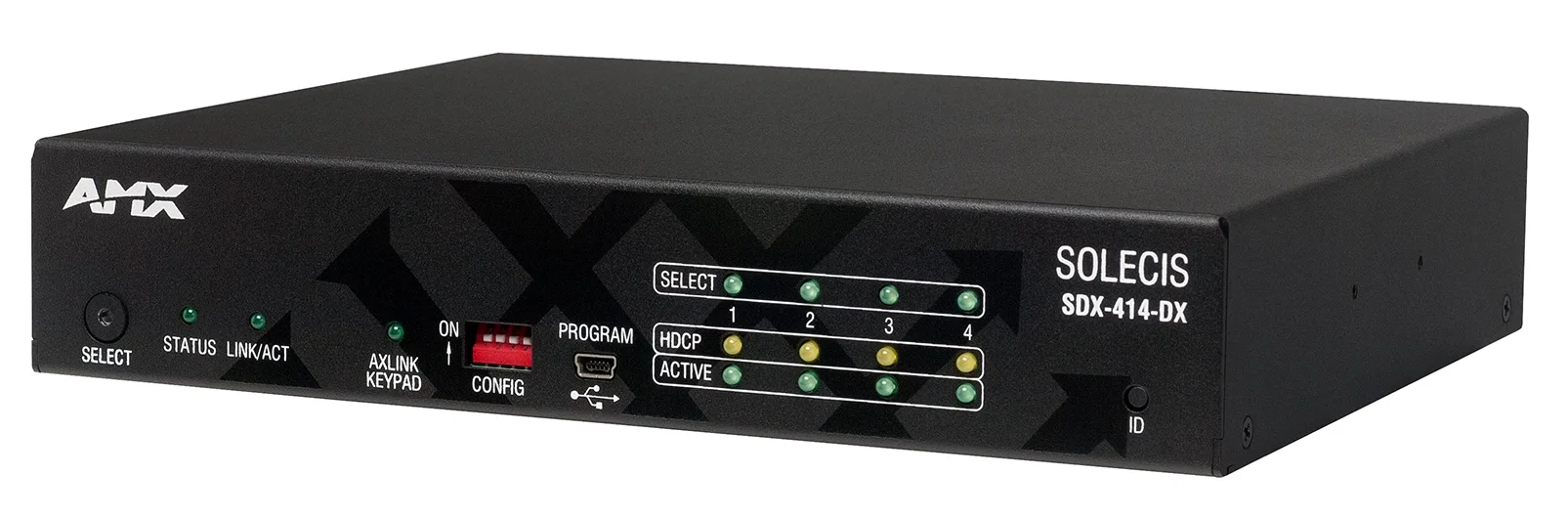 AMX SDX-414-DX | Presenatation Switcher | 4x1 DXLink çıkışlı 4K HDMI Dijital Switch