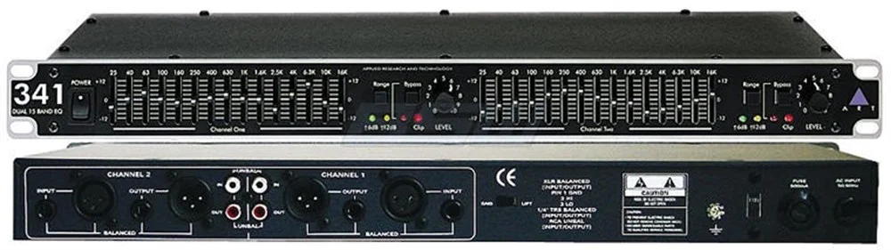 ART EQ 341 Dual 15 Band 1/3 Octav Equalizer