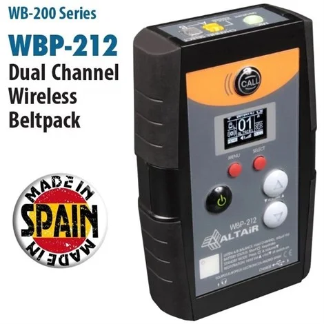 Altair Wbp-212 Dual kanal Wireless Manager Beltpack