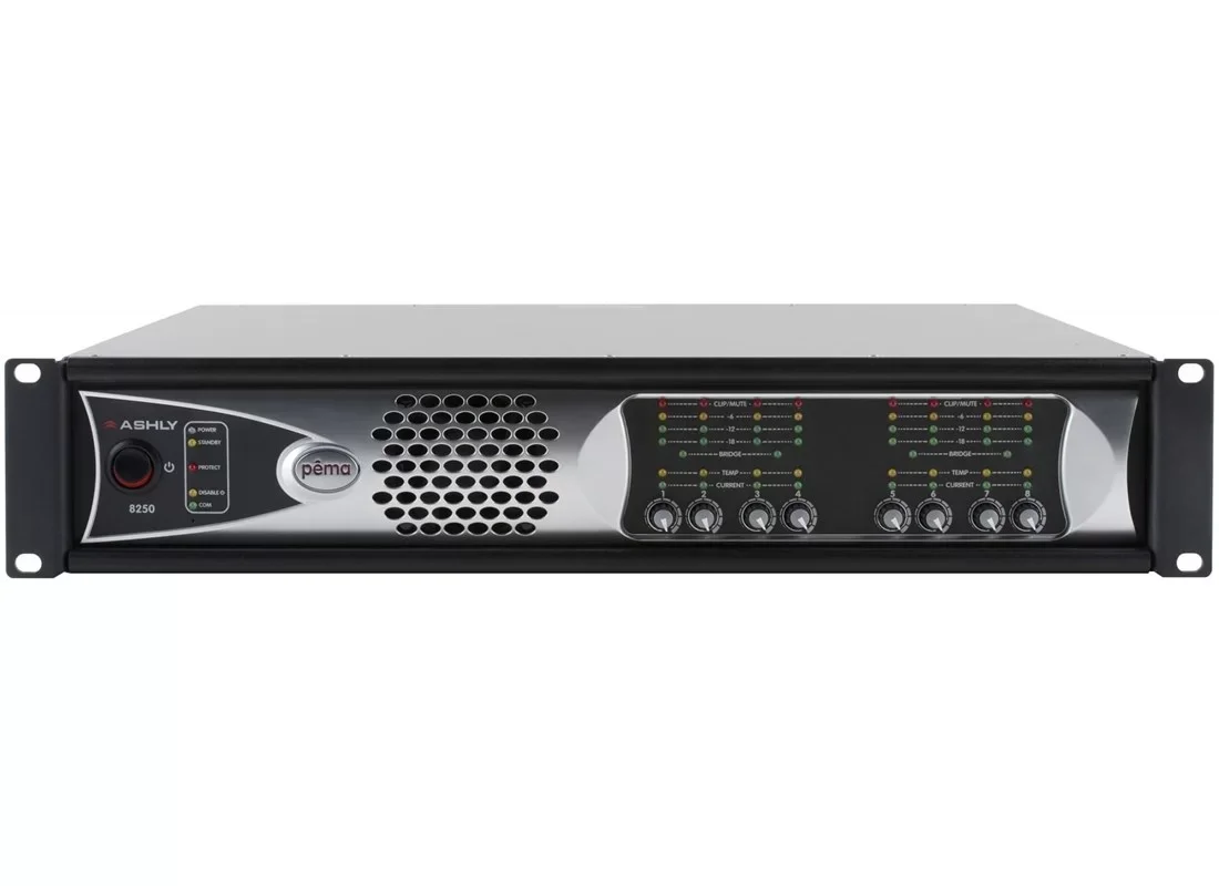 Ashly PEMA 8250 8x225W DSP Power Amplifikatör