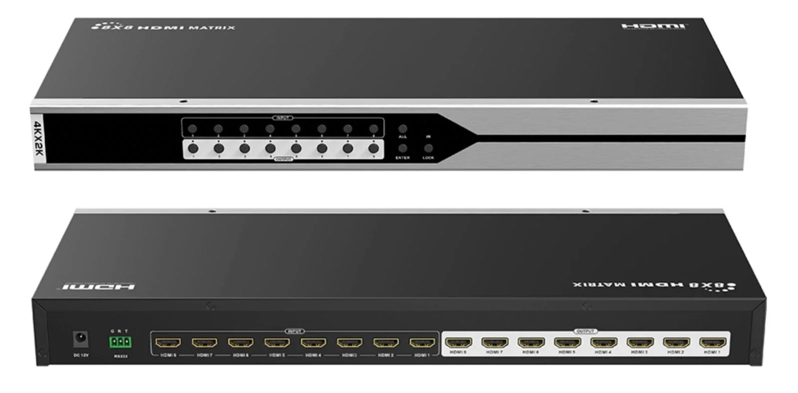 LENKENG LKV818 8x8 HDMI Matrix Switcher, 1.4, 4K×2K @ 30Hz