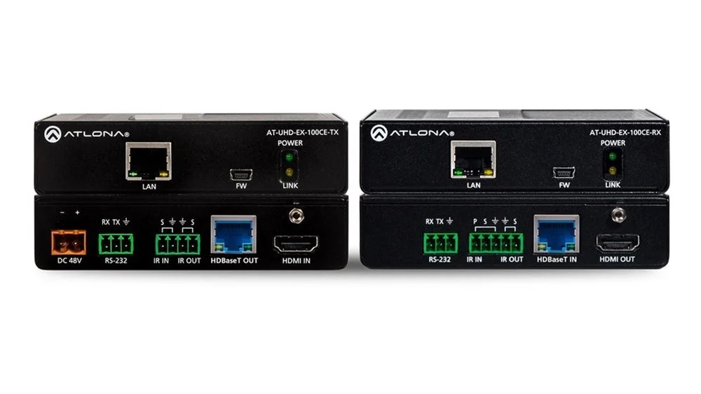 Atlona At-Uhd-Ex-100Ce-Kıt Transmitter-Receiver Poe Hdbaset Hdmı+Ethernet