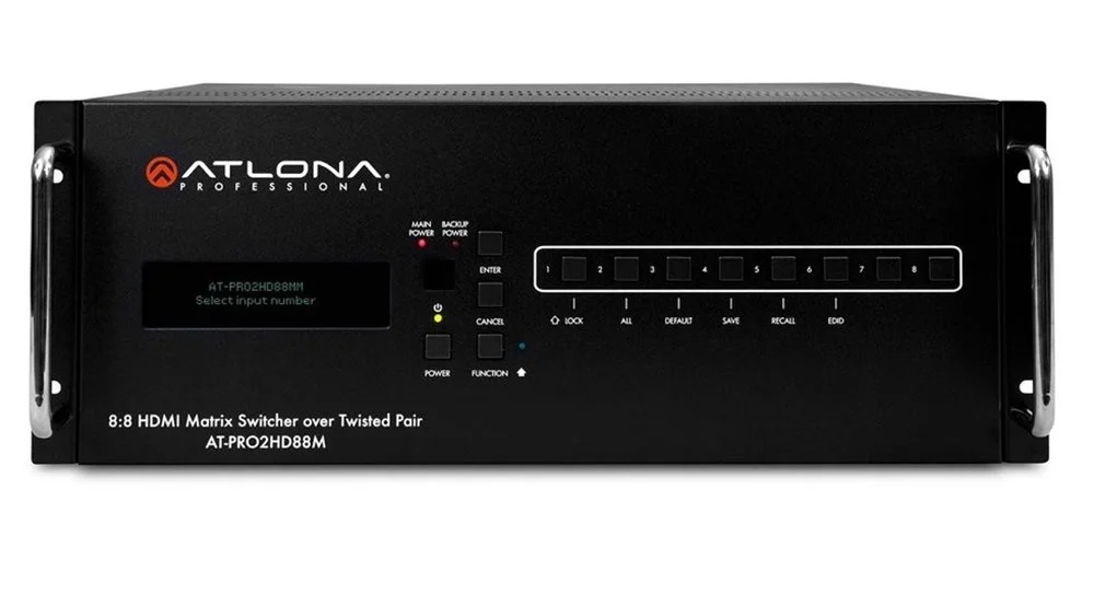 Atlona Atpro2Hd88M 8X8 Catxhdmı Matrix Switcher