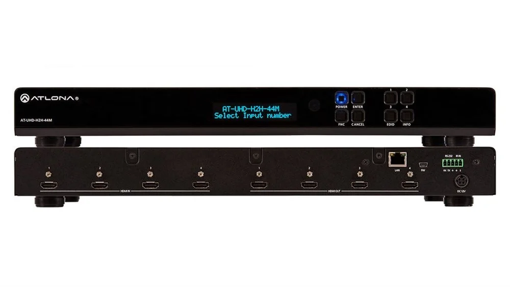 Atlona Atuhdh2H44M 4X4 Hdmı Matrix Switcher