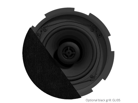 Audac CIRA506/W 2-yollu 5" Tavan Hoparlörü 6W/100V 8-ohm Beyaz
