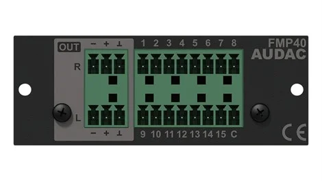 Audac FMP40 SourceCon™ voice file media player module