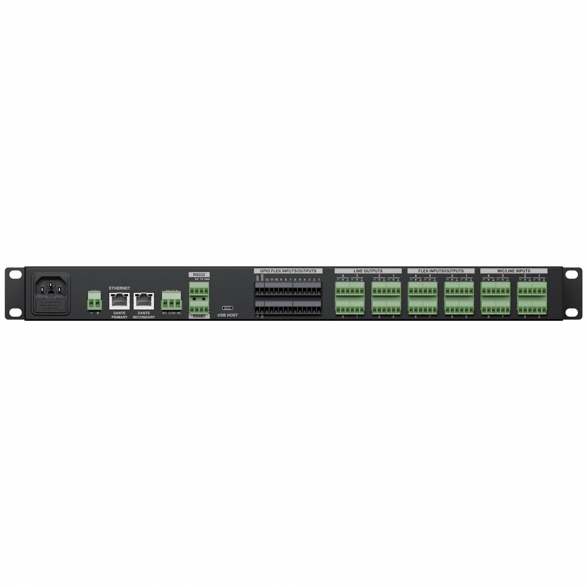 Audac Luna-F Flexible network audio matrix processor