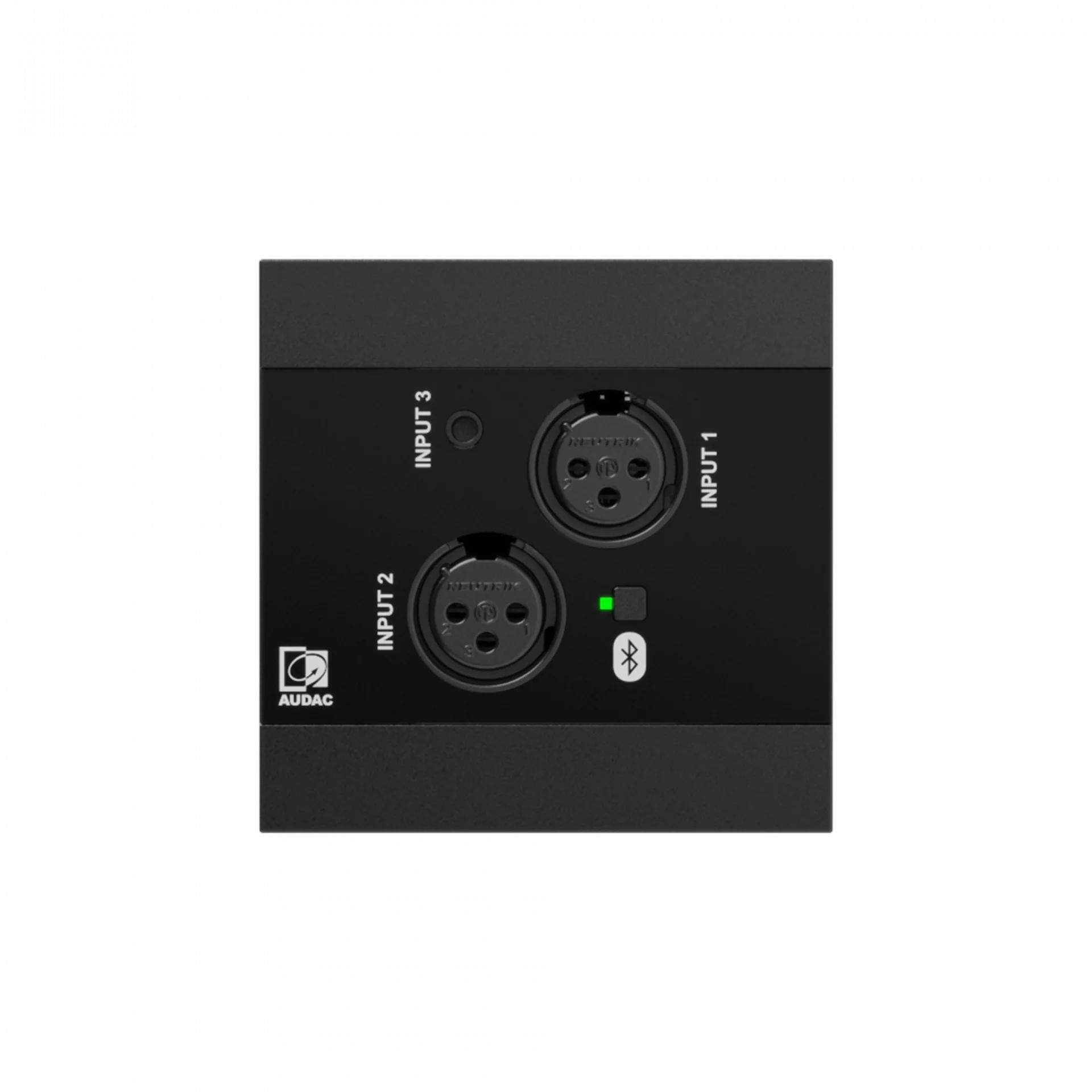 Audac NWP320 Network input panel - 2 x XLR + 3,5 mm jack + BT (4 CH)