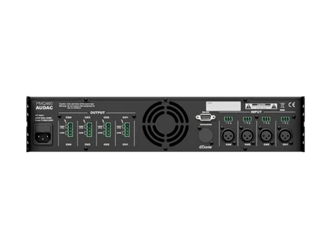 Audac PMQ480 DSP Quad Power Amplifikatör 4x480W/100V 8-ohm