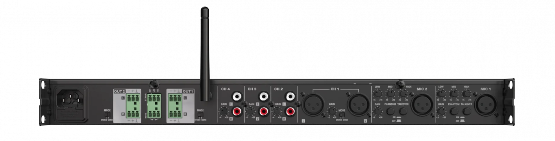Audac PRE126 | 2-zone 6-kanal Stereo Preamplifier Mixer | Bluetooth 4.2