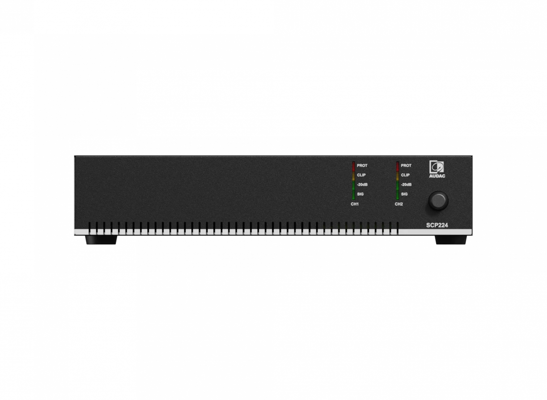 Audac SCP224 Compact Power Amplifikatör - 2x240W/4-ohm 480W/100V